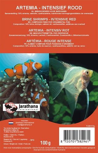 Artemia intensive red blister dpvr.